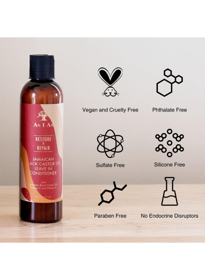 آز أي آم بلسم زيت الخروع الأسود الجامايكي بدون شطف من آز أي آم 237 مل - Image 5