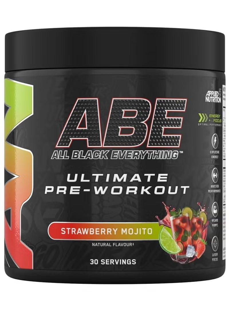 Applied Nutrition Abe Pre Workout Food Supplement Strawberry Mojito Flavor, 30 Servings 375 gm - Image 1