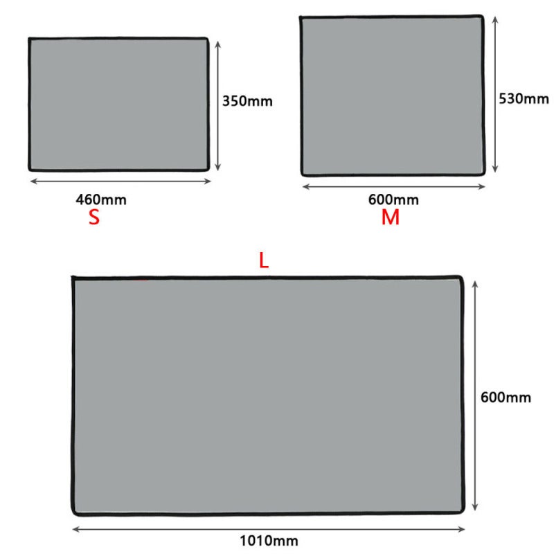 Fireproof Mat: M Size Silver Fiberglass Heat Insulator - Portable Storage Bag Included Heat Resistant Mat for Outdoor Camping Picnic Barbecue Activities - Image 4