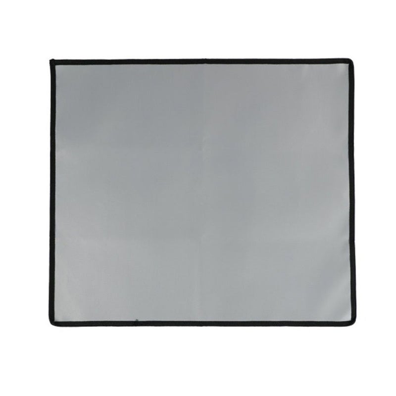 Fireproof Mat: M Size Silver Fiberglass Heat Insulator - Portable Storage Bag Included Heat Resistant Mat for Outdoor Camping Picnic Barbecue Activities - Image 1