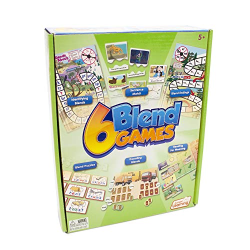 Junior Learning JL410 6 Blend Games,Multi, Medium - Image 1