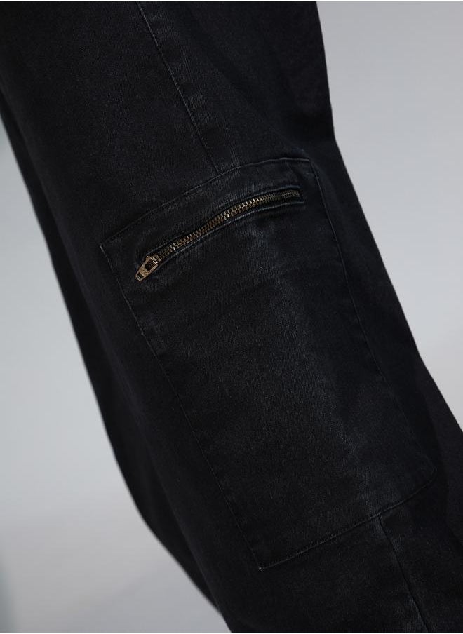 Hubberholme - High Rise Relaxed Fit Jeans by Styli - Image 1