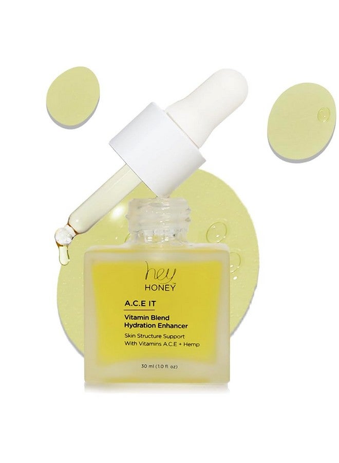 Hey Honey Skincare A.C.E. It Blend Drops Vitamin A Vitamin C Vitamin E Skin Treatment Dew Drops Anti Aging Face Oil Targets Wrinkles & Uneven Skin Texture Visibly Brighten & Smooth 1 Oz - Image 1