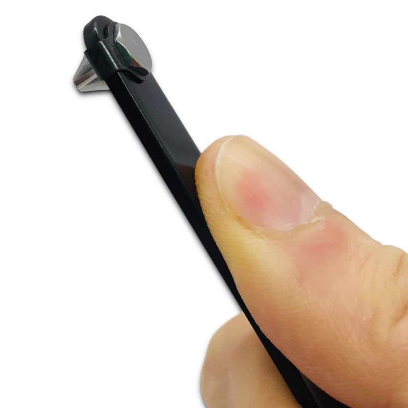 ANEX Ultra Low Profile Offset Screwdriver Set 3 Piece, 90 Degree Straight Slim Plate For Tight Area, Made in Japan, Black - Image 5