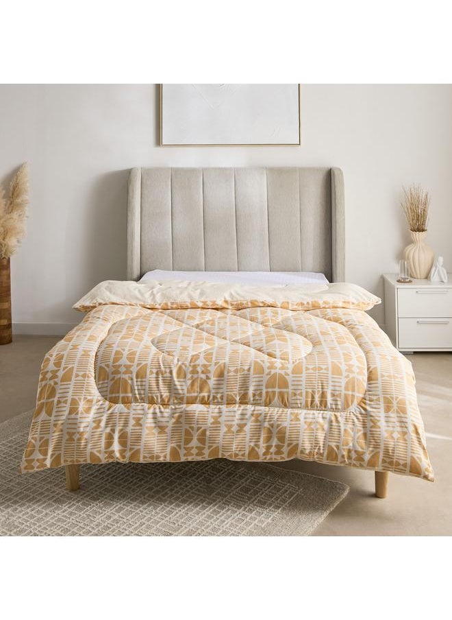 Home Box Matrix Microfiber Twin Comforter - 160X220 cm  - Image 2