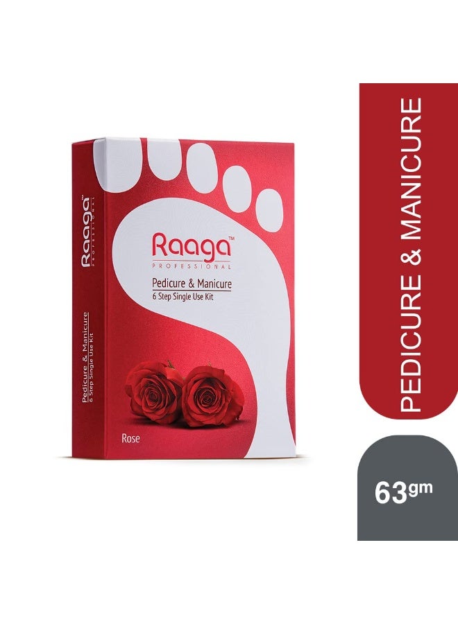 Raaga Professional Manicure Pedicure Rose 12 Sachets 63 g - Image 2