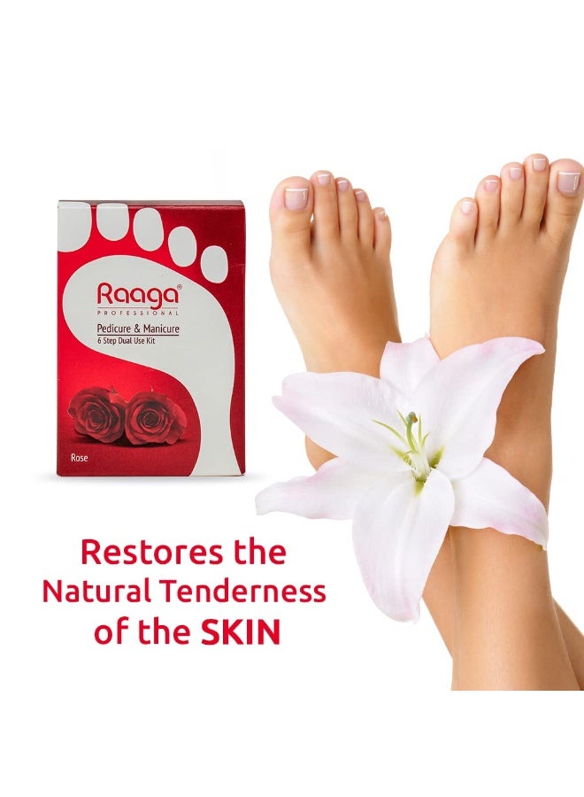 Raaga Professional Manicure Pedicure Rose 12 Sachets 63 g - Image 3