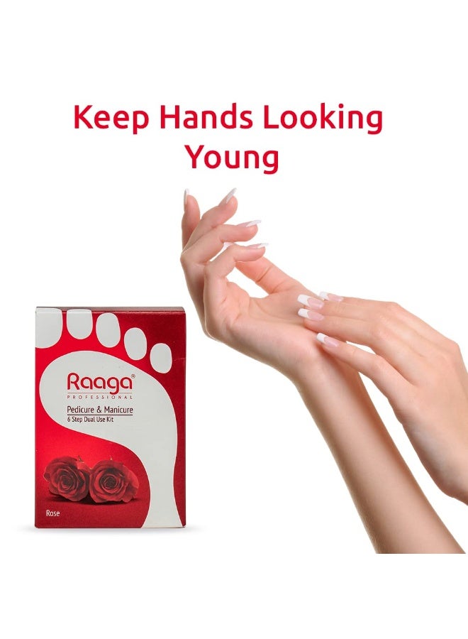 Raaga Professional Manicure Pedicure Rose 12 Sachets 63 g - Image 4