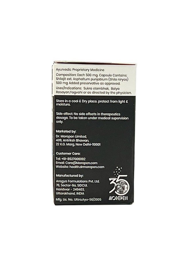 DR. MOREPEN Shilajit Capsules | Pure Himalayan Shilajit Extract Vegan, Pure & Natural Shilajit Consist of More Than 84 Minerals 60 Capsule Pack of 2 - Image 3