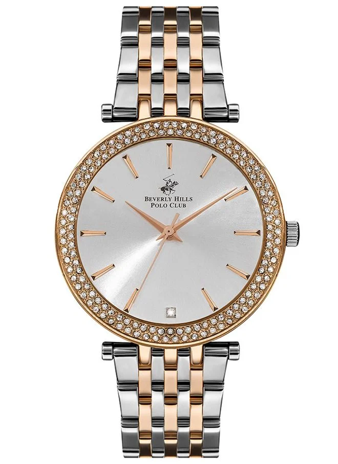 BEVERLY HILLS POLO CLUB BEVERLY HILLS POLO CLUB Women's Analog Silver Dial Watch - BP3183C.530
