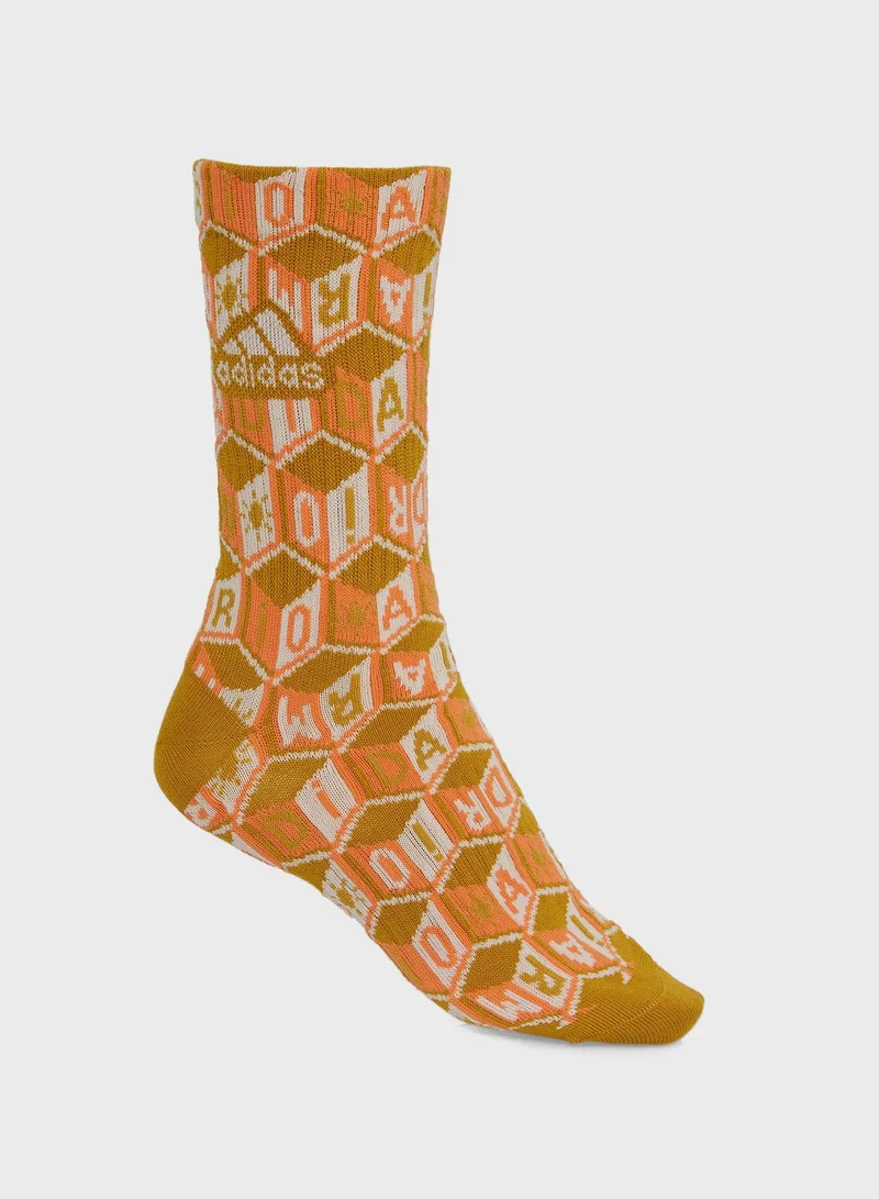 Adidas 3 Pack Farm Crew Socks