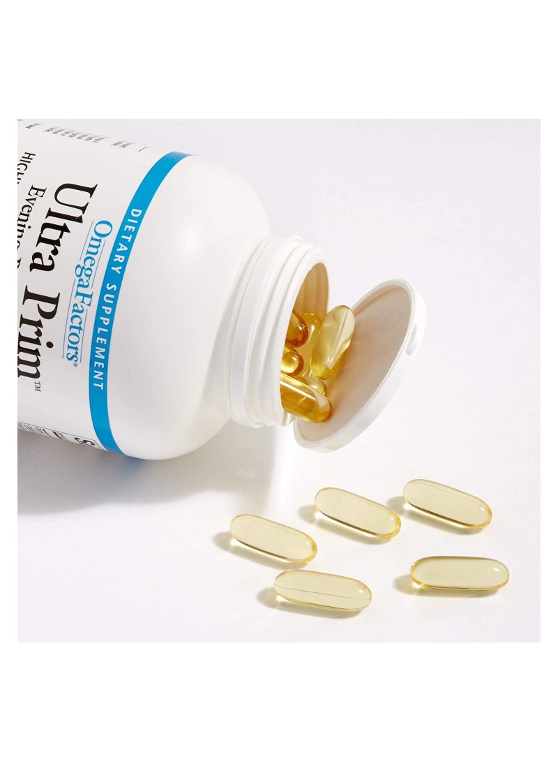 natural Factors Omega Factors by Natural Factors, Ultra Prim Evening Primrose Oil, Promotes Women's and Immune Health with Omega-6 GLA, 90 softgels  - Image 2
