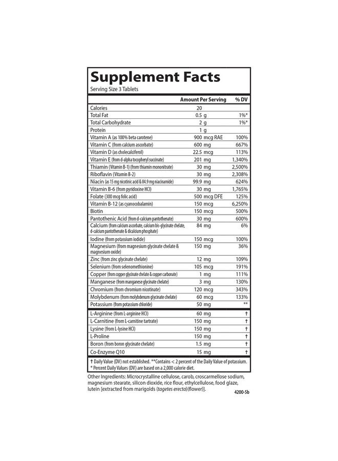 Carlson - Cardio Complete, Advanced Multivitamin, Heart Health, Circulatory Support, 90 Tablets - Image 5