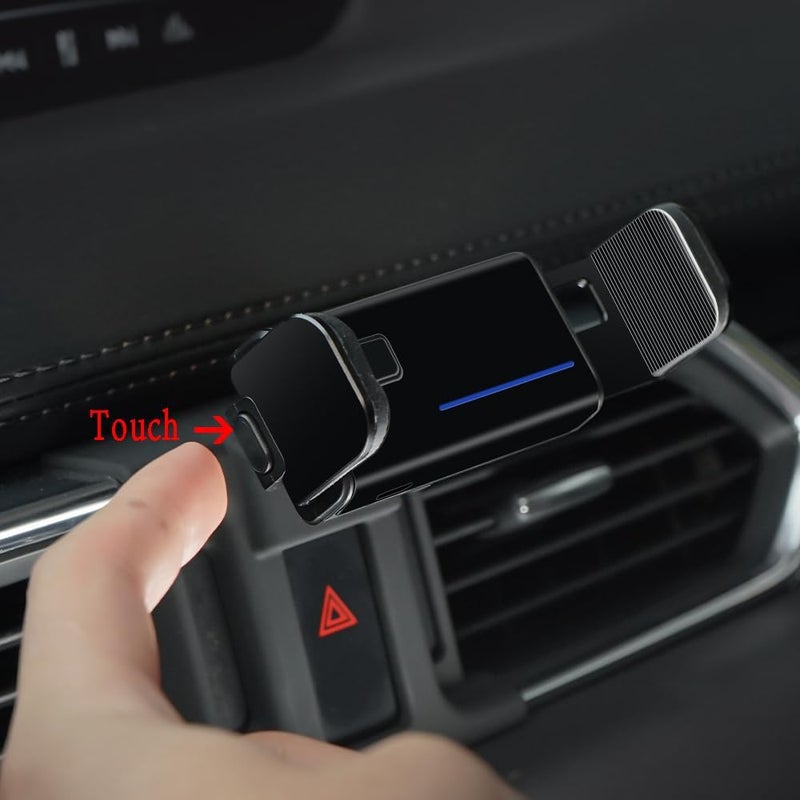 BEERTE Car Phone Holder fit for Mazda CX-5 2017-2026 Electric Clamping Mobile CX5 Phone Mount 360°Rotatable Adjustable Safe and Convenient Phone Navigation for 4-7 inches Smartphone - Image 4