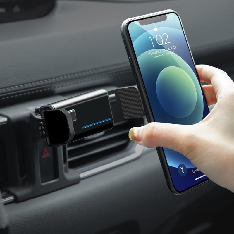 BEERTE Car Phone Holder fit for Mazda CX-5 2017-2026 Electric Clamping Mobile CX5 Phone Mount 360°Rotatable Adjustable Safe and Convenient Phone Navigation for 4-7 inches Smartphone - Image 1