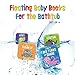 merka Baby Bath Books for Toddlers 4 Pack Waterproof Bathtime Books Bath Toys Floatable in Bathtub Learn Take Turns Clean Up Listen Quiet - Image 3