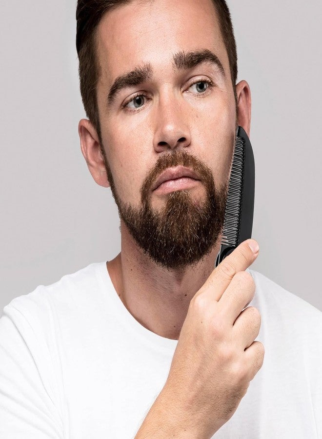 سكويشي مشط لحية للرجال، مشط جيب للرجال، مشط قابل للطي، مجموعة أدوات العناية باللحية، فرشاة لحية صغيرة الحجم للسفر والاستخدام اليومي. - Image 5