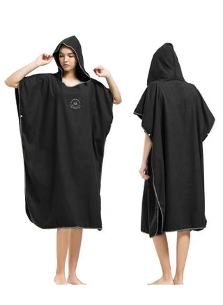 Microfiber Surf Poncho, Wetsuit Changing Bath Robe, Beach Change Cloak Dive Quick Dry Pool Swim Beach Towel with Hood for Adults - pzsku/Z2F3265D0A9CFD183115BZ/45/_/1713945053/83900e35-fb6f-4f91-8deb-af73647c67c7