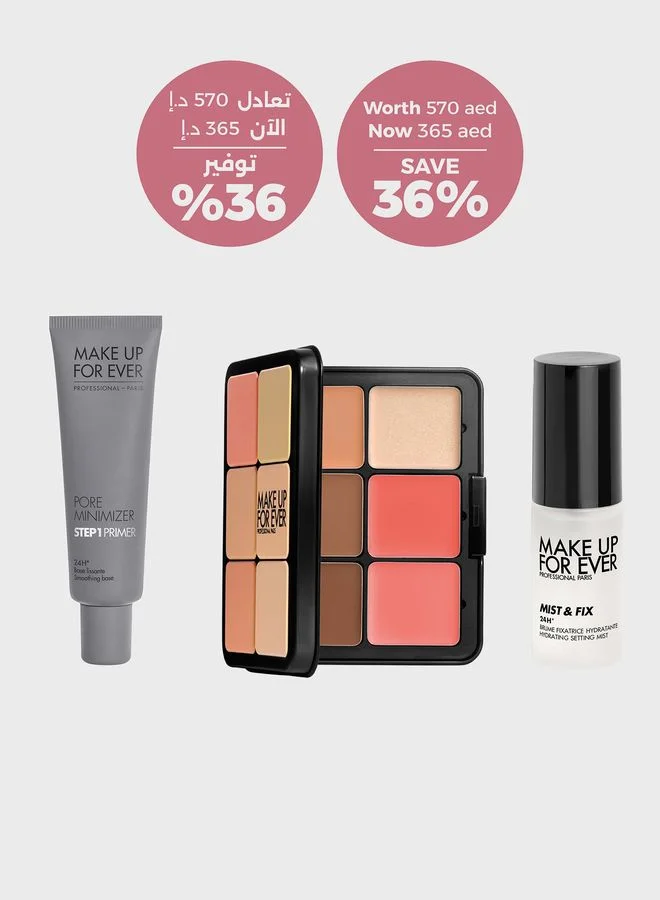 MAKE UP FOR EVER 3 Steps Complexion Kit (Light to Medium)