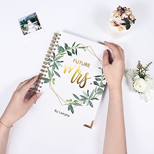 Lamyba Wedding Planning Book,Wedding Planner Book and Organizer for The Bride, Future Mrs Engagement Gift - Hard Cover, Pockets - Image 5