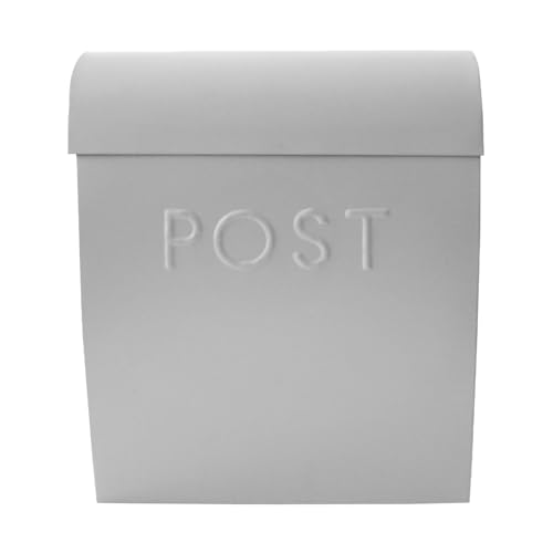 NACH Large Wall Mount Mailbox, 15.07 x 12.44 x 5.39 inches, Gray Mailboxes for Outside Wall Mount, Waterproof - The Sylvia Mailbox - Image 1