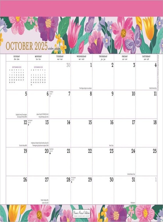 Plato Bonnie Marcus OFFICIAL | 2026 14 x 10 Inch 18 Months Monthly Desk Pad Calendar | July 2025 - December 2026 | Plato | Fashion Designer Stationery - Image 2