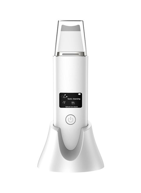 Ultrasonic exfoliation microcurrent Skin Scrubber Face Spatula, 4 in 1 Blackhead Remover Tool for Pore Cleaner, Skin Scrubber Face Spatula for Facial Deep Cleansing with USB Charger base