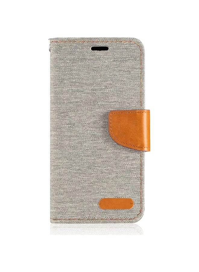 BGM - BGM Case for Galaxy S6 Edge Plus, PU Leather Wallet Case with Soft TPU Back Cover Magnet Flip Case [Card Slots & Kickstand] for Galaxy S6 Edge Plus (Galaxy S6 Edge Plus, Gray) - Image 1
