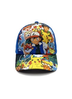Ice and Snow Adventure Children's Baseball Hat Girl's Duck Tongue Hat Summer Thin Mesh Sunshade and Sunscreen Braid