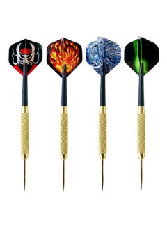 GROIC 12PCS Steel Tip Darts Set - Professional Darts Steel Tip for Dartboard with Brass Barrels, Flights + Dart Tool  + Gift Case - Darts Metal Tip  - Image 2