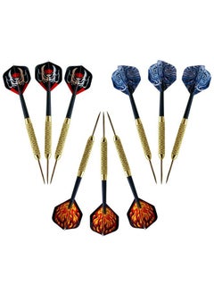 GROIC 12PCS Steel Tip Darts Set - Professional Darts Steel Tip for Dartboard with Brass Barrels, Flights + Dart Tool  + Gift Case - Darts Metal Tip  - Image 3