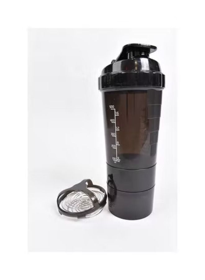 ACLIX Protein Shaker Bottle with Twist and Lock Storage Non-Slip Mix Shake Bottle