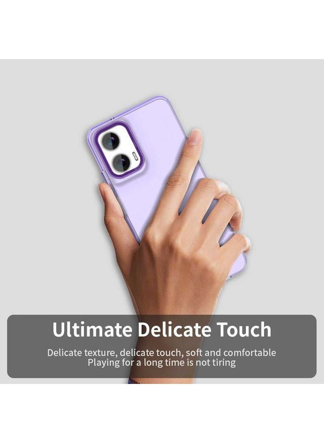 S-TOP Case For Motorola Moto G35 5G Candy PC Hybrid TPU Shockproof Phone Case - Image 5