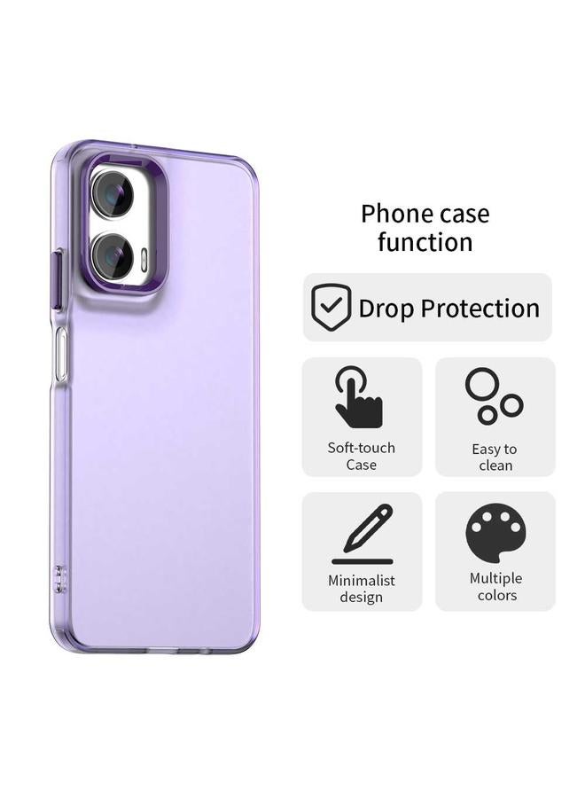 S-TOP Case For Motorola Moto G35 5G Candy PC Hybrid TPU Shockproof Phone Case - Image 4