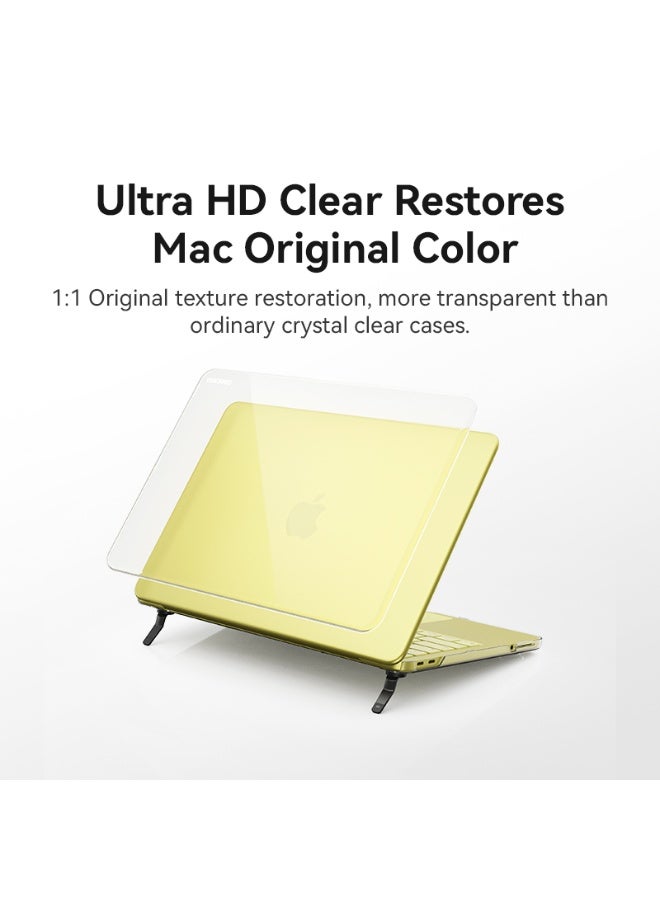 حافظة VOKAMO Frstect Stand الواقية لجهاز MacBook Neo - لون الحمضيات (Citrus) - Image 1