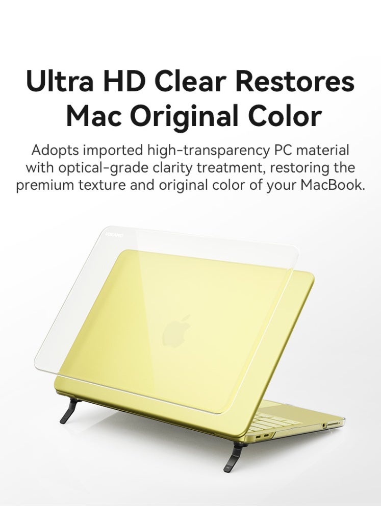 حافظة VOKAMO Frstect Stand الواقية لجهاز MacBook Neo - لون الحمضيات (Citrus) - Image 3
