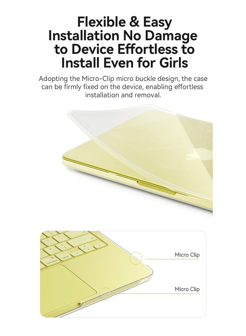 حافظة VOKAMO Frstect Stand الواقية لجهاز MacBook Neo - لون الحمضيات (Citrus) - Image 5