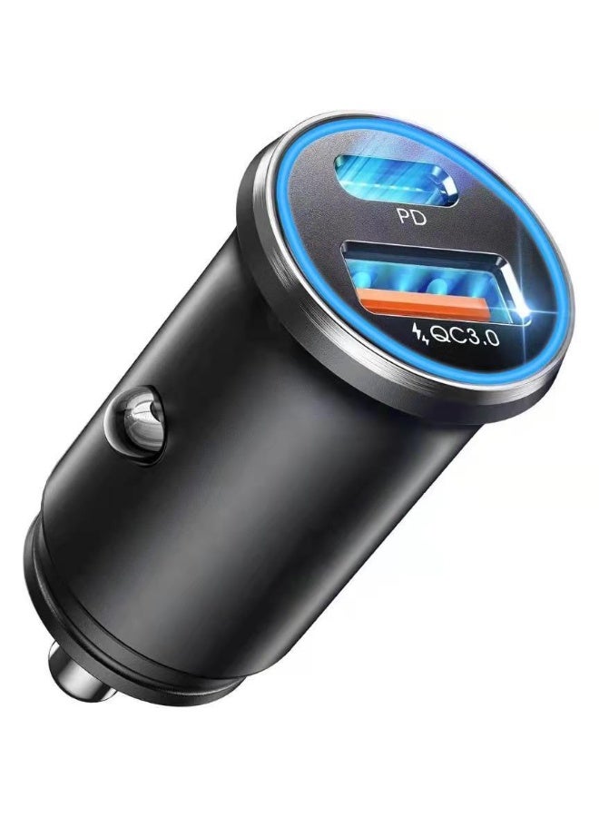 30W Car Phone Charger USB C, Cigarette Lighter Adapter, Car Accessories for iPhone, USB C Car Charger Adapter USBC Type C 12v-24v, for iPhone 17 Pro Max 16 15 14 13 12, Samsung Google iPad Andorid - Image 1
