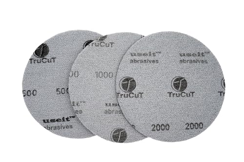 Creating the Difference TruCut Sanding Pads | Made Specifically for Bowling Balls | Resurfacing – Surface Management (3 Pack Variety 500/1000 / 2000 Grits, 5 inch) - Image 2