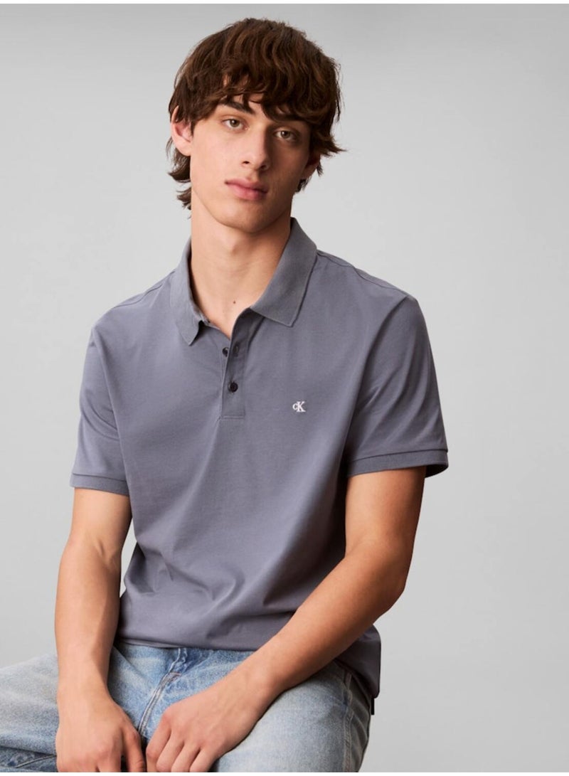 كالفن كلاين جينز بولوشيرت من القطن المخلوط - Image 1