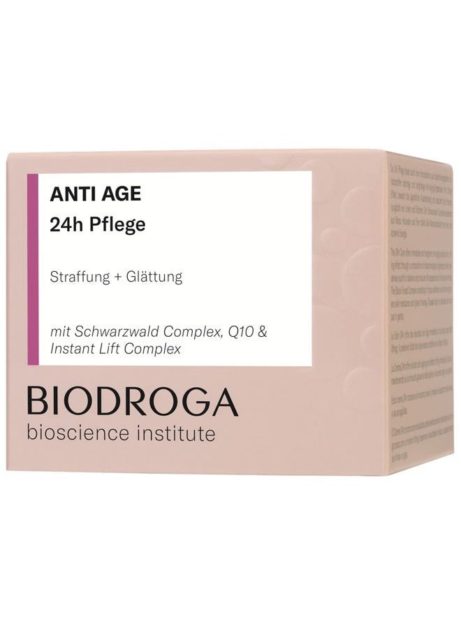 Biodroga Anti Aging 24h Face Cream 50ml - Firming Anti Wrinkle Face Care Day Cream Night Cream Vegan Bioscience Institute - Image 2