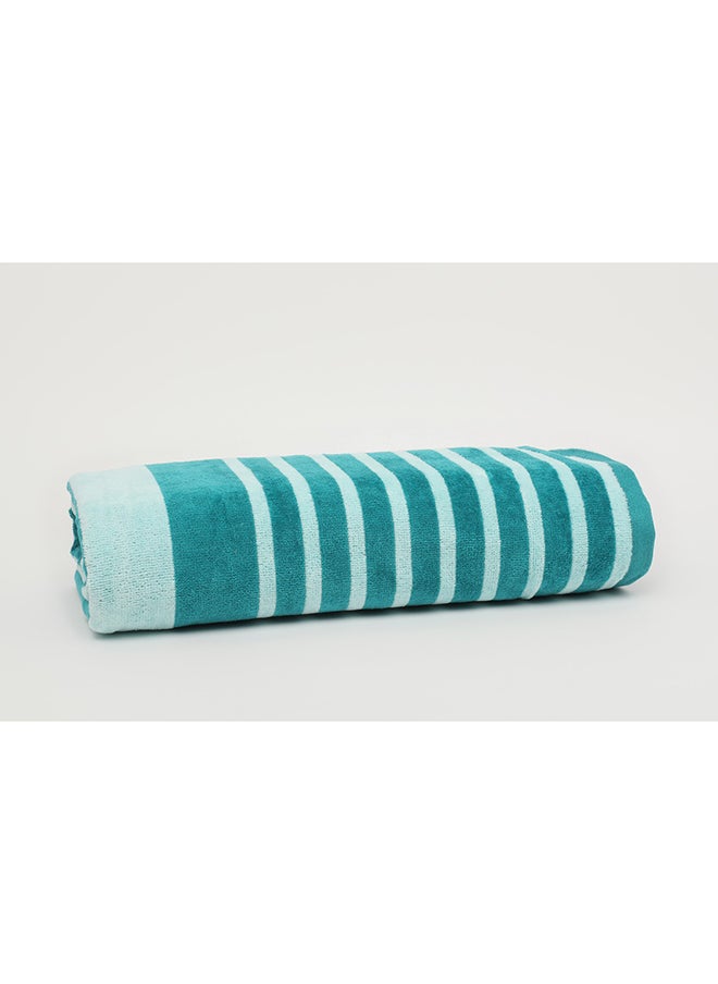 White Rose Towel MELLOW S - 500 GSM - 100% Cotton Velour - Bath Sheet 80x160 cm -MultiColour - Modern Stripe Design - Luxury Touch - Extra Absorbent  - Image 2