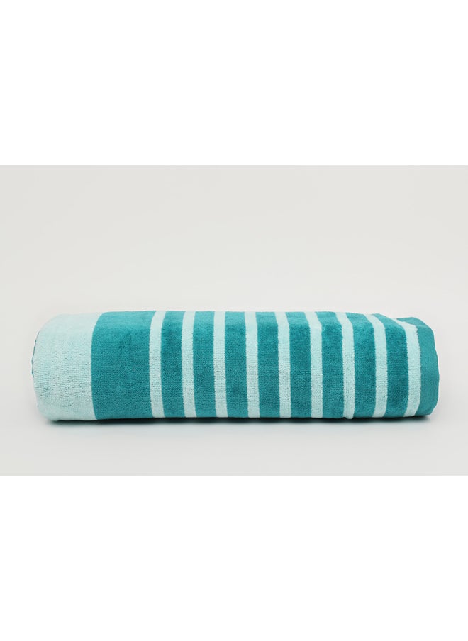 White Rose Towel MELLOW S - 500 GSM - 100% Cotton Velour - Bath Sheet 80x160 cm -MultiColour - Modern Stripe Design - Luxury Touch - Extra Absorbent  - Image 3