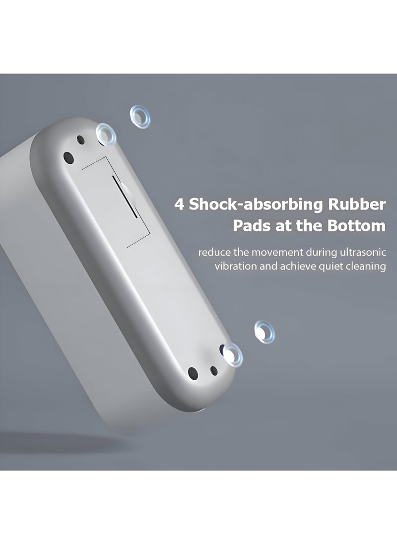 Generic - Introducing Our Portable Ultrasonic Cleaning Device: A High-Frequency Ultrasonic Wave Cleaner Designed For Home Use, Perfect For Keeping Your Jewelry, Glasses, And Makeup Brushes Pristine. - Image 1