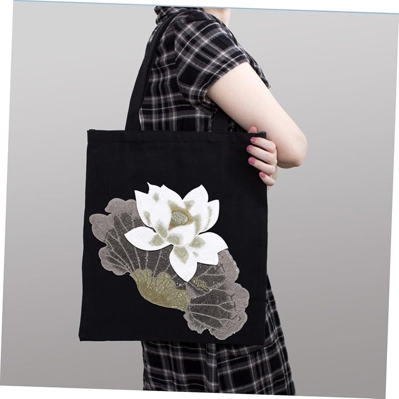 NOLITOY قطعتان من رقعة التطريز الحديدية على شكل زهرة الخوخ للسترات والحقائب والملابس - Image 4