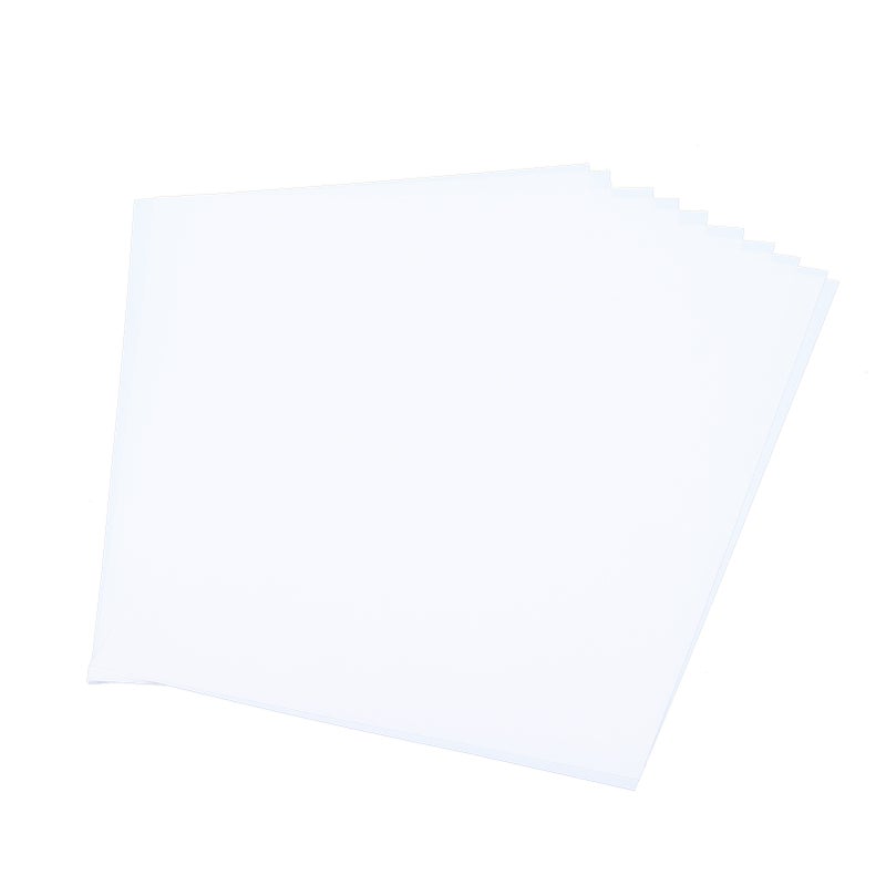 10Pcs Shrink Sheet BOPS Heat Shrinkable Film DoubleSided Printing HandPainted Accessories(White ) - Image 3