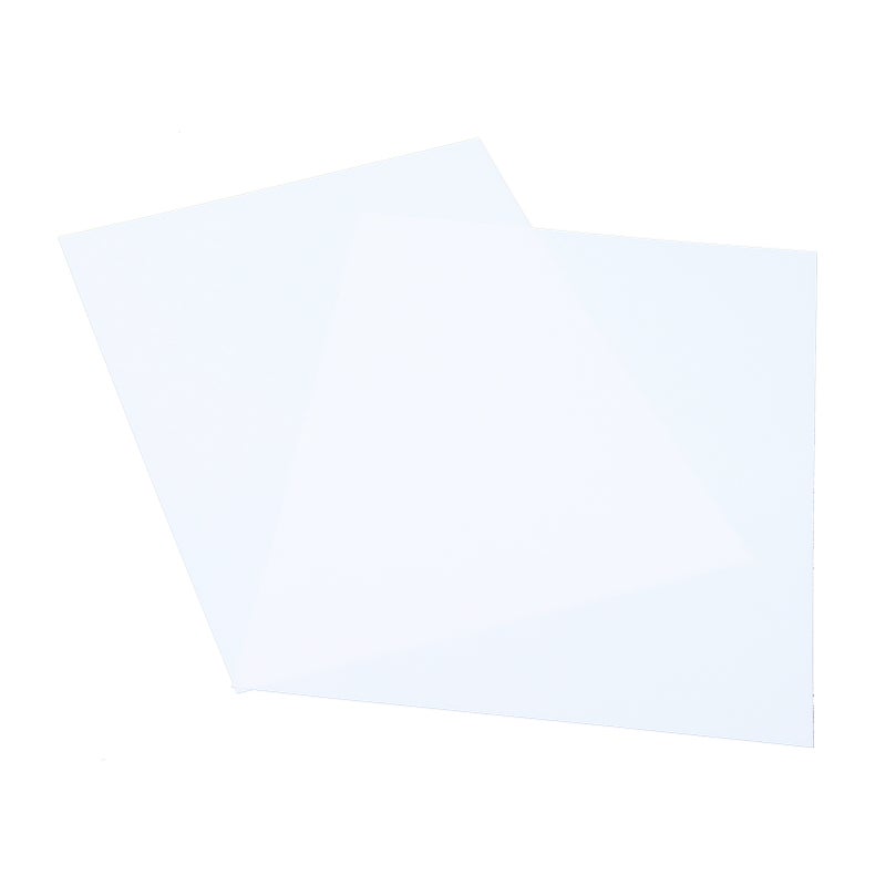 10Pcs Shrink Sheet BOPS Heat Shrinkable Film DoubleSided Printing HandPainted Accessories(White ) - Image 4
