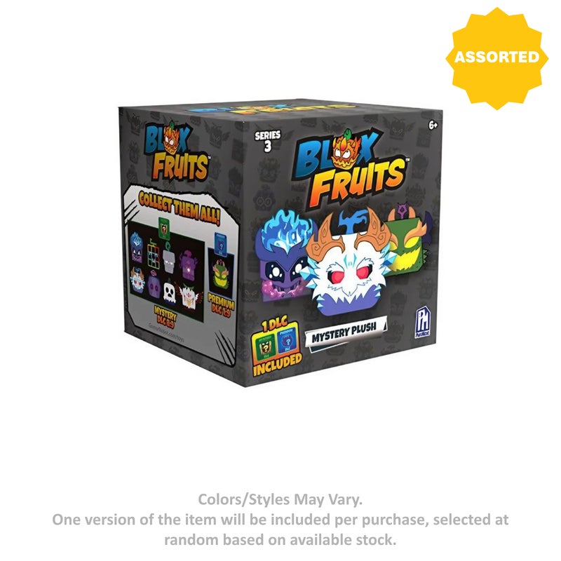 Blox Fruits Series 3 Mystery Collectible Plush Toy (10.16 cm, Assorted) - Image 1
