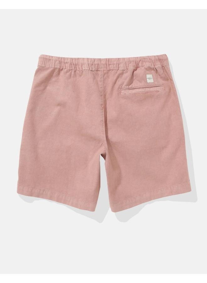 American Eagle AE Flex 8" Lived-In Linen-Blend Trekker Short  - Image 4