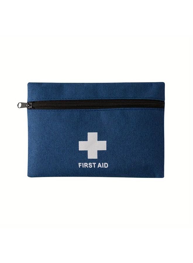 Navy Blue Small Portable First Aid Kit For Business Travel Outdoor Emergency - Image 1
